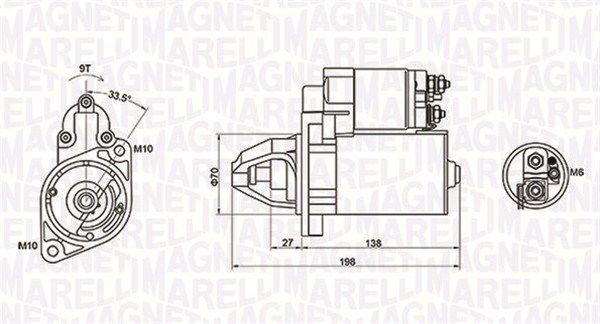 063721283010 Magneti Marelli Стартер двигуна